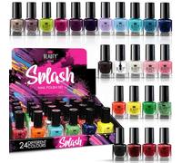 Splash Set di 24 Smalti per Unghie - 24 Colori Moderni Diversi Asciugatura Rapida (Set A)