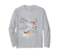 Splash Water Frutiger Aero Y2K Style Pesce pagliaccio Maglia a Manica