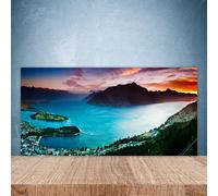 Splashback Paraschizzi Paraspruzzi 100x50 Fiordo Penisola Montagna Paesaggio