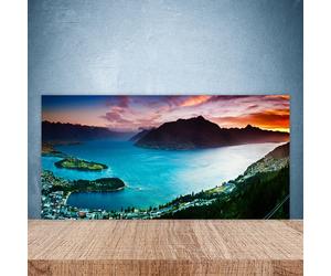 Splashback Paraschizzi Paraspruzzi 100x50 Fiordo Penisola Montagna Paesaggio