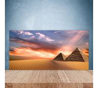 Splashback Paraschizzi Paraspruzzi 100x50 Piramidi del deserto Architettura