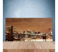 Splashback Paraschizzi Paraspruzzi 100x50 Ponte della città Decorazione