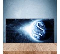 Splashback Paraschizzi Paraspruzzi 100x50 Universo globo Decorazione