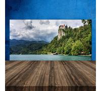 Splashback Paraschizzi Paraspruzzi 120x60 Montagna Foresta Lago Natura