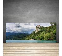 Splashback Paraschizzi Paraspruzzi 125x50 Montagna Foresta Lago Natura