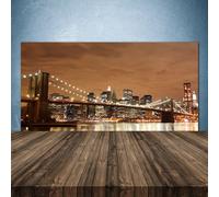 Splashback Paraschizzi Paraspruzzi 140x70 Ponte della città Decorazione