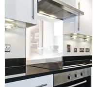 Splashback Paraschizzi Paraspruzzi Rivestimento Cucina colore tinta unita bianco