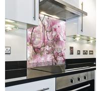 Splashback Paraschizzi Paraspruzzi Rivestimento Cucina fiore natura rosa