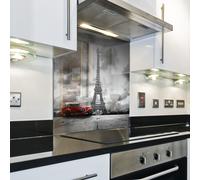 Splashback Paraspruzzi Protezione Cucina torre eiffel panorama grigio
