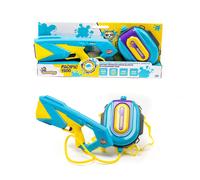 ODS Splashmatic Pacific 1900, Spara Zainetto, a Batteria con Ricarica USB, Pistola ad Acqua 48 cm, Capacità Serbatoio 1900 ml, Età Consigliata +6 Anni, Colore Azzurro e Giallo, 42688
