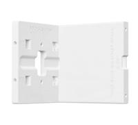 SplashNColor Supporto per campanello in mattoni e pietra senza trapano (bianco) compatibile con Google Nest campanello cablato di seconda generazione (2022) e 3a generazione (2025)