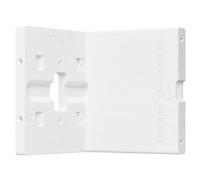 SplashNColor Supporto per campanello in mattoni e pietra senza trapano (bianco) compatibile con Google Nest campanello cablato di seconda generazione (2022) e 3a generazione (2025)