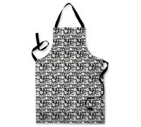 Splashproof Novità Grembiule B&w Elvis Tutti Sopra Cucinare Pittura BBQ Regalo