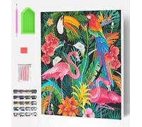 Splat Planet Kit per pittura con diamanti con cornice strass 5D Diamond Decor Home Wall Decor Adult Art and Crafts 30 x 40 cm (Troppo)