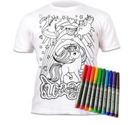 Splat Planet Maglietta Unicorn, colorazione Magica con 10 pennarelli magici Lavabili e atossici - Colora la Tua Maglietta, lavala e ricolorala (7-8 Anni)