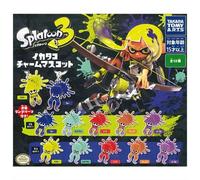 Splatoon 3 Calamaro & Octopus Ciondolo Mascotte Set Completo Capsula Toy