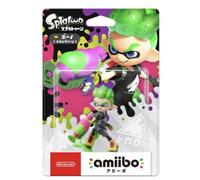 SPLATOON Amiibo Inkling Boy Neon Green Nintendo Figure Toy + Tracking Num