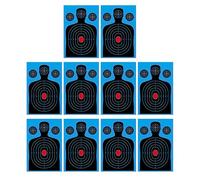 Splatter Targets, Paintball Sheet Paper, Sturdy Fluorescent Design, High Visibility Target Sheets for Outdoor Practice, Competition, Daily Training and Team Activities, 18 x 12 pollici