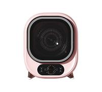 SPLAWN Mini Asciugabiancheria Elettrico Portatile, Asciugatrice Compatta a Carica Frontale con Vasca in Acciaio Inossidabile, Asciugabiancheria Elettrica da 500 W, per Appartamento, Dormitorio Pink