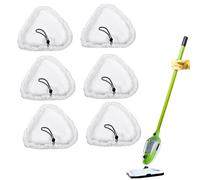 Spldsun 6 Pezzi Panni per Scopa a Vapore, Microfibra Triangolare Pulizia Panni, Panni in Steam Mop Riutilizzabili e Lavabili, per Scopa a Vapore, Pulizia Domestica, Universale