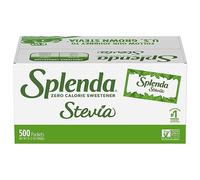 SPLENDA Turals pacchetti di dolcificanti per stevia, 500 Ct - Zero Calorie. 100% naturale, niente di artificiale, migliore stevia, nessun retrogusto amaro. Sapore Di Zucchero Senza Le Calorie.