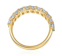 Splendente Taglio 2.00 TCW Laboratrio Cresciuta Diamante Fede Nuziale ad U Set