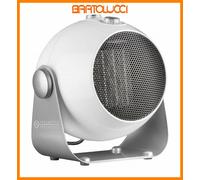 Olimpia Splendid Caldodesign Stufetta con elettroventola Interno Argento, Bianco 1800 W GARANZIA ITALIA