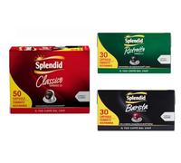 Splendid - Capsule Caffè - 110 Capsule in Alluminio 50 Classico + 30 Ristretto + 30 Barista - Compatibili con Macchine Nespresso®* originali *