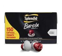 Splendid - Capsule Caffè Espresso Barista - 150 Capsule in Alluminio - 5 Confezioni da 30 - Intensità 13 - Compatibili con Macchine Nespresso®* original