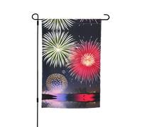 Splendid Fireworks - Bandiera da giardino su entrambi i lati, 30,5 x 45,7 cm, decorazione per esterni, resistente allo sbiadimento, decorazione stagionale per patio e prato