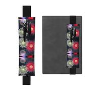 Splendid Fireworks - Portapenne regolabile in pelle, per quaderni, calendari, tablet, segnalibro e matita