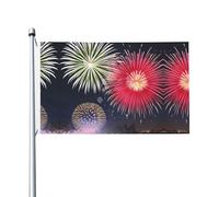 Splendid Fireworks Stampe Bandiera su entrambi i lati 3 x 5FT leggera e resistente al colore con asole Ideale per feste all'aperto e giardini.