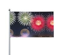 Splendid Fireworks Stampe Bandiere decorative per esterni 0,9 x 1,5 m leggere e belle adatte per cortili all'aperto e celebrazioni di festival.