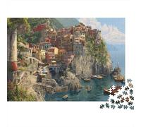 Splendida architettura italiana Puzzle 1000Pcs Decorazione Per La Casa. Rilassamento E Intelligence Per Adulti E Bambini Da 14 Anni 52x38cm/1000pcs
