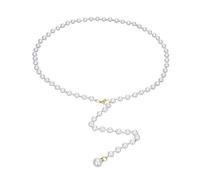 Splendida catena in vita con perle per le donne cintura a catena per il ventre estetica gioielli per il corpo decorazione della vita per feste uso quotidiano formale cintura da donna alla moda