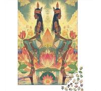 Splendida dea Jigsaw Puzzle 70x50cm/1000pcs Adulti Pyramid Loto della geometria sacra Puzzle Gioco EduGattoivo Decorazioni Per La Casa