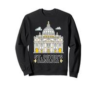 Splendida Illustrazione della Basilica di San Pietro Felpa