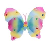 Splendida principessa delle fate, bacchetta d'angelo, ali di farfalla, fascia per capelli per feste di compleanno, Halloween, cosplay, oggetti di scena, regali, ali di fata, costumi di Halloween