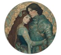Splendida principessa e cavaliere, ritratto fantasy medievale 1000pcs (67.5x67.5cm) - Puzzle Per Adulti GioGattotolo Fai-da-te