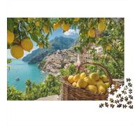 Splendida vista sulla costaLimone TreePuzzle 1000 Pezzi Per Adulti, Giochi Educativi52x38cm/1000pcs