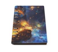 Splendide navi da battaglia stampate ricaricabili raccoglitori 90 fogli universitari a righe riviste quaderni 17,5 x 22,9 cm