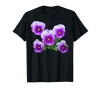 Splendidi Carini Cinque Viola Viola Viola Viole del Pensiero Forme Mania Maglietta con Stampa Grafica Economica
