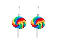 Splendidi Orecchini Moda Arcobaleno Lecca-Lecca Candy Orecchini Pendenti Orecchini Gioielli da Donna Regalo Orecchini Eleganti e Popolari Convenient Design