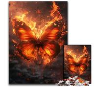Splendidi puzzle a forma di farfalla da 1000 pezzi per adulti. Puzzle in legno per adulti, perfetti per riunioni di famiglia, compleanni e feste. Dimensioni: 50x75CM/19,68x29,52 pollici.