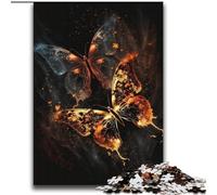 Splendidi puzzle a forma di farfalla per adulti, 2000 pezzi, attività per famiglie con poster abbinato e foglio di quiz per età 14+ (70x100cm)