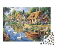 Splendidi puzzle a tema case per adulti. Ottimi per giochi in famiglia, perfetti come regali di compleanno e per le feste. 500 pezzi (52x38 cm).