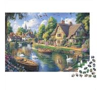 Splendidi puzzle a tema case per adulti. Ottimi per giochi in famiglia, perfetti come regali di compleanno e per le feste. 300 pezzi (40x28 cm).