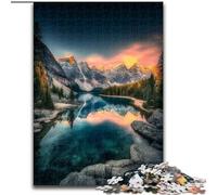 Splendidi puzzle da 1000 pezzi con montagne e laghi, ideali come regalo per adulti, adatti dai 14 anni in su, decorazioni da parete, regali unici e di compleanno (50x75cm)