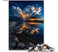 Splendidi puzzle da 1000 pezzi con montagne e laghi, ideali come regalo per adulti, giocattolo educativo antistress per tutta la famiglia (50x75cm)