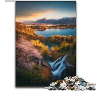 Splendidi puzzle da 1000 pezzi con montagne e laghi per adolescenti, giochi divertenti per la famiglia, attività divertenti a casa, regalo di compleanno, regali da viaggio (50x75cm)